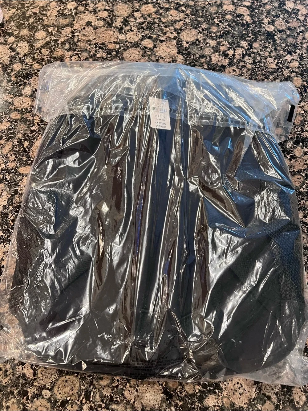 Victoria's Secret Black Logo Quilted Backpack - Picture 2 of 3